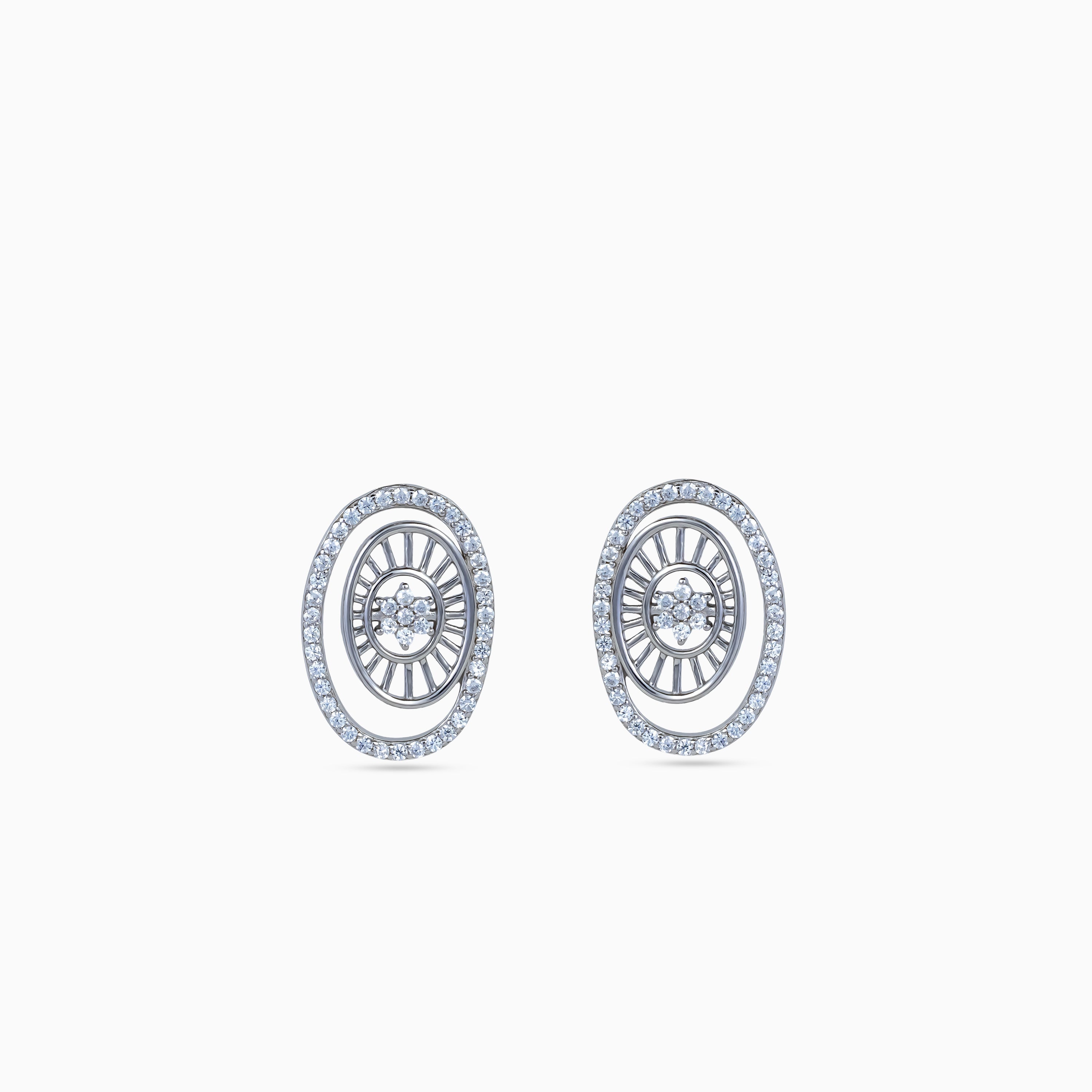 Sunburst Oval Pendant Set