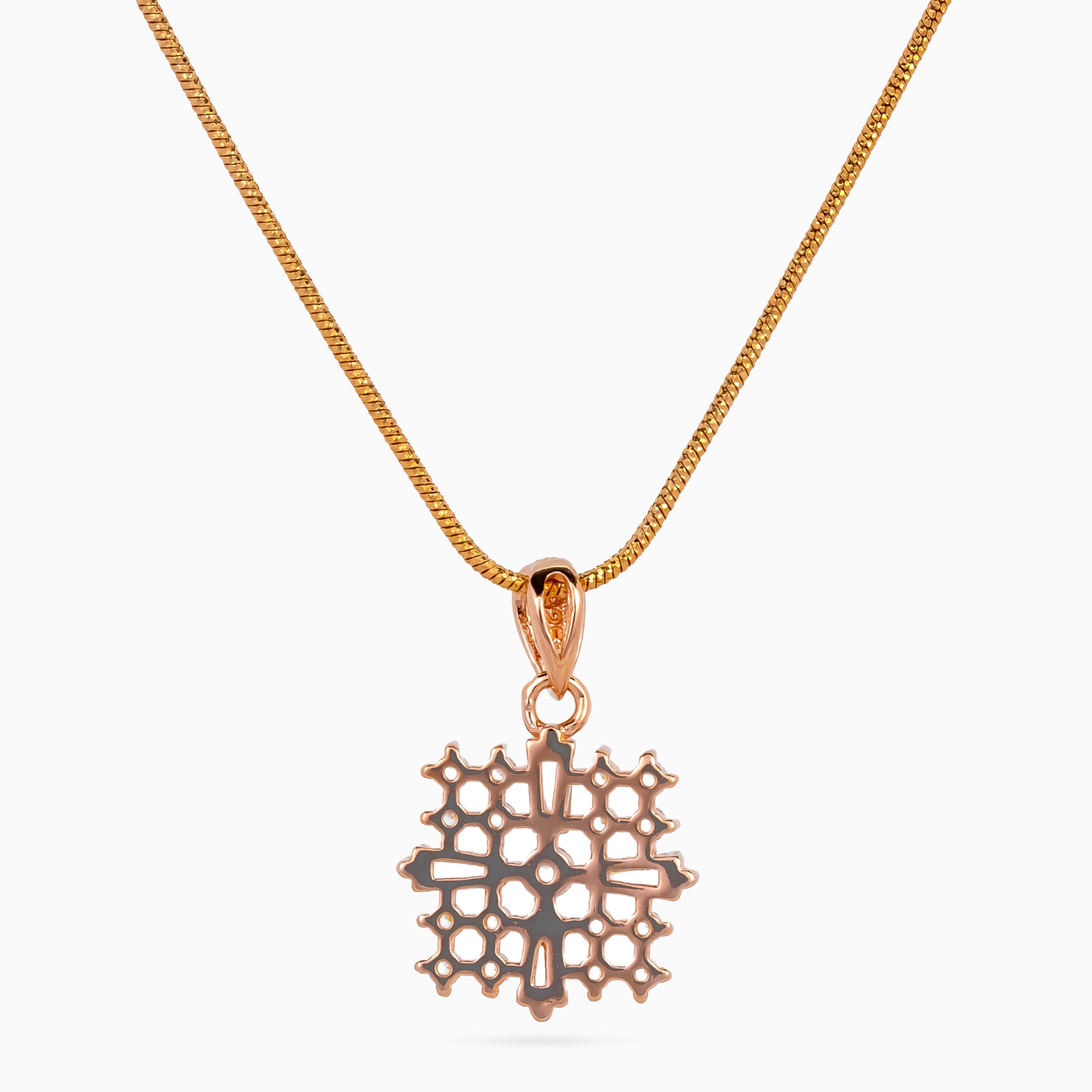 Radiant Lattice Necklace
