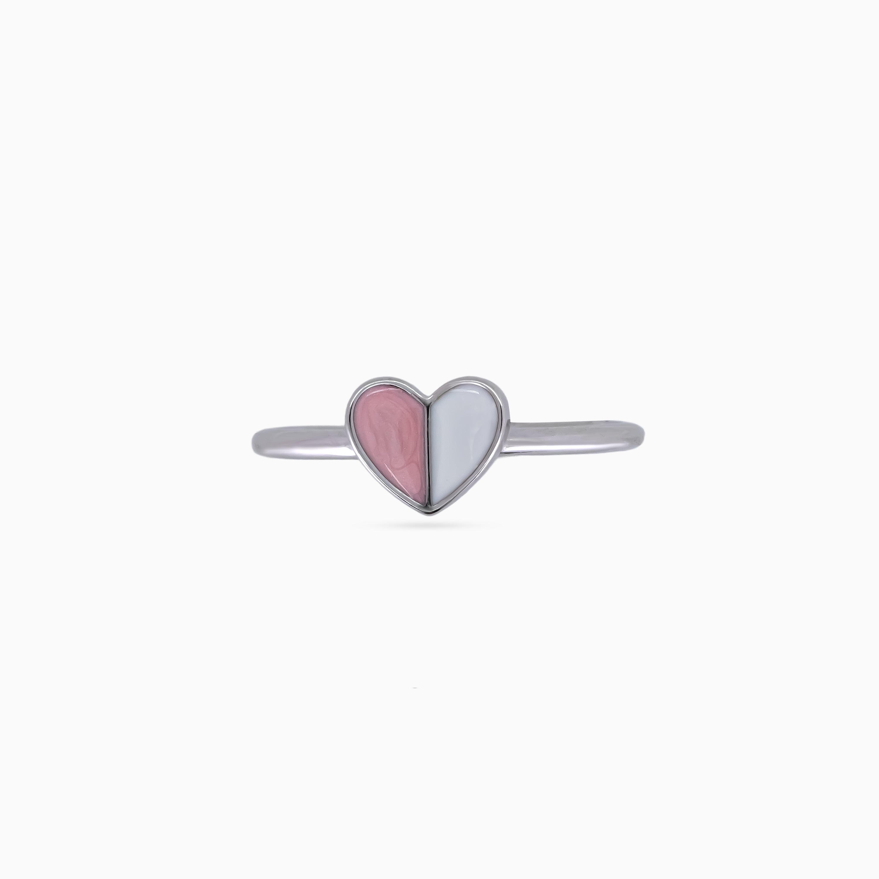 Blush Duo Heart Ring