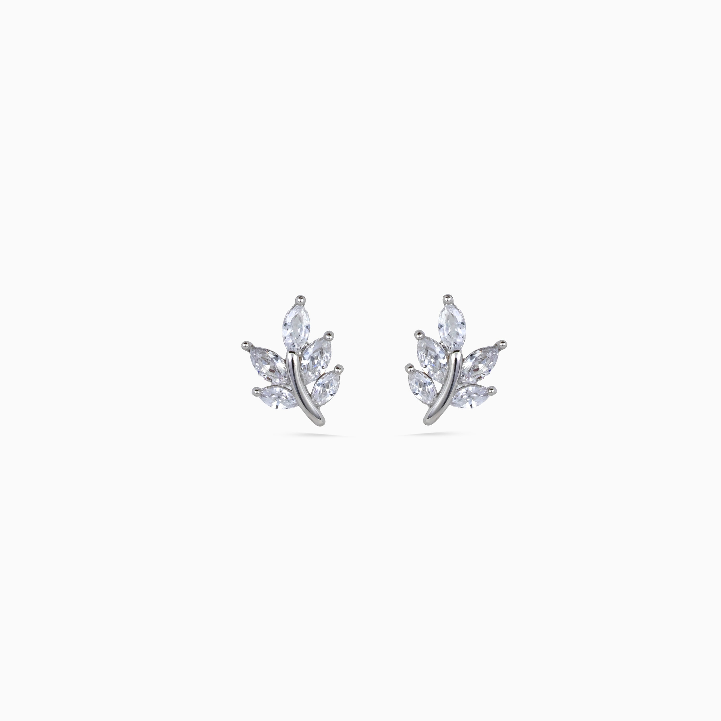 Crystal Leaf Trio Pendant Set