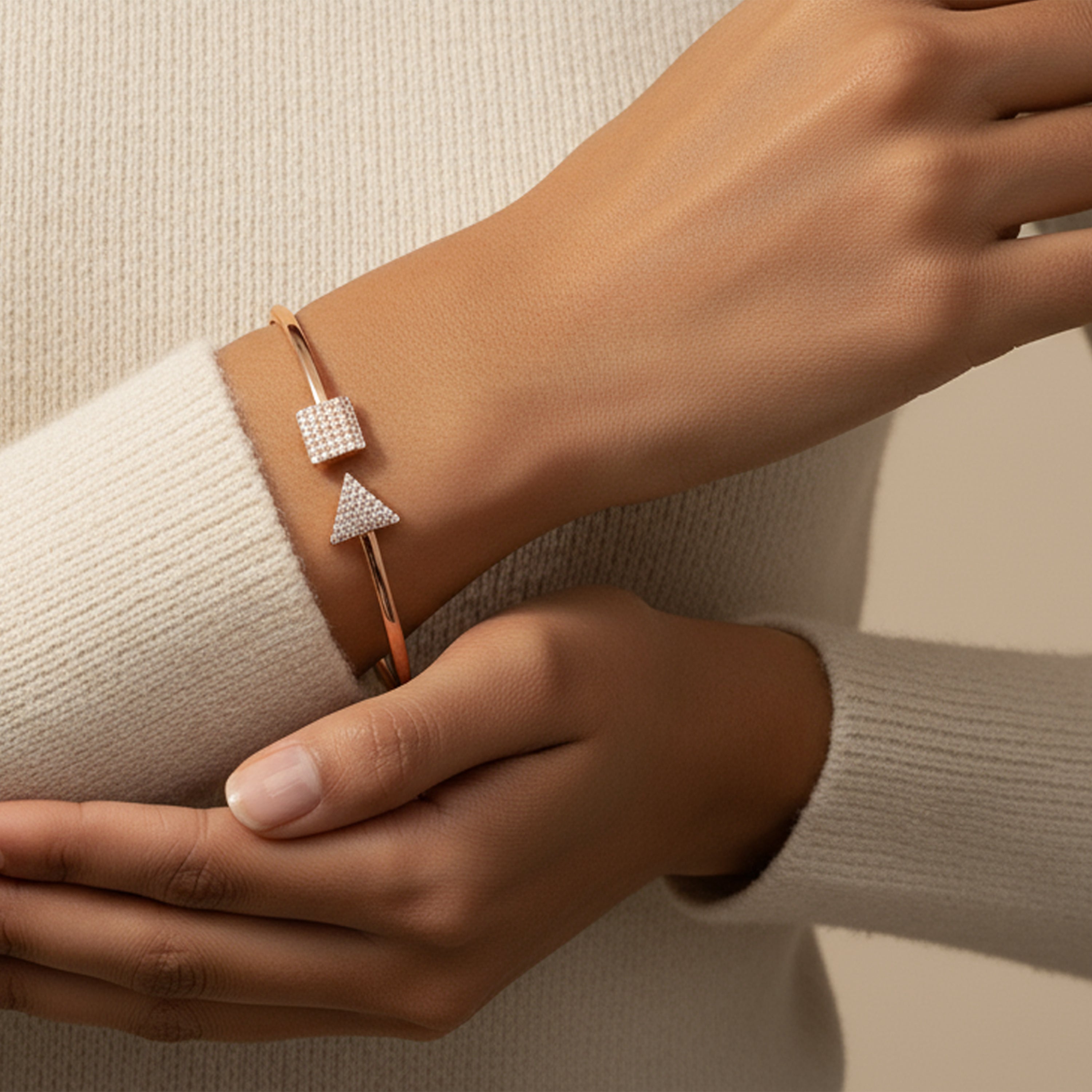 Geo Duo Bangle