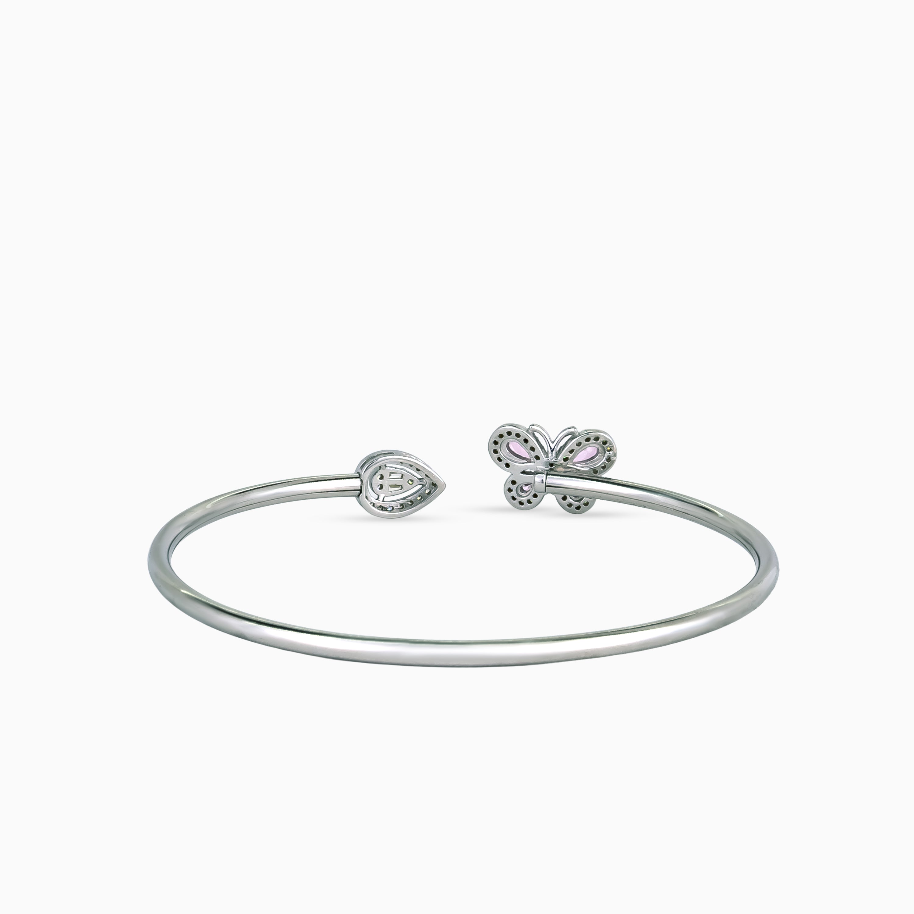 Sunburst & Cushion Halo Bangle