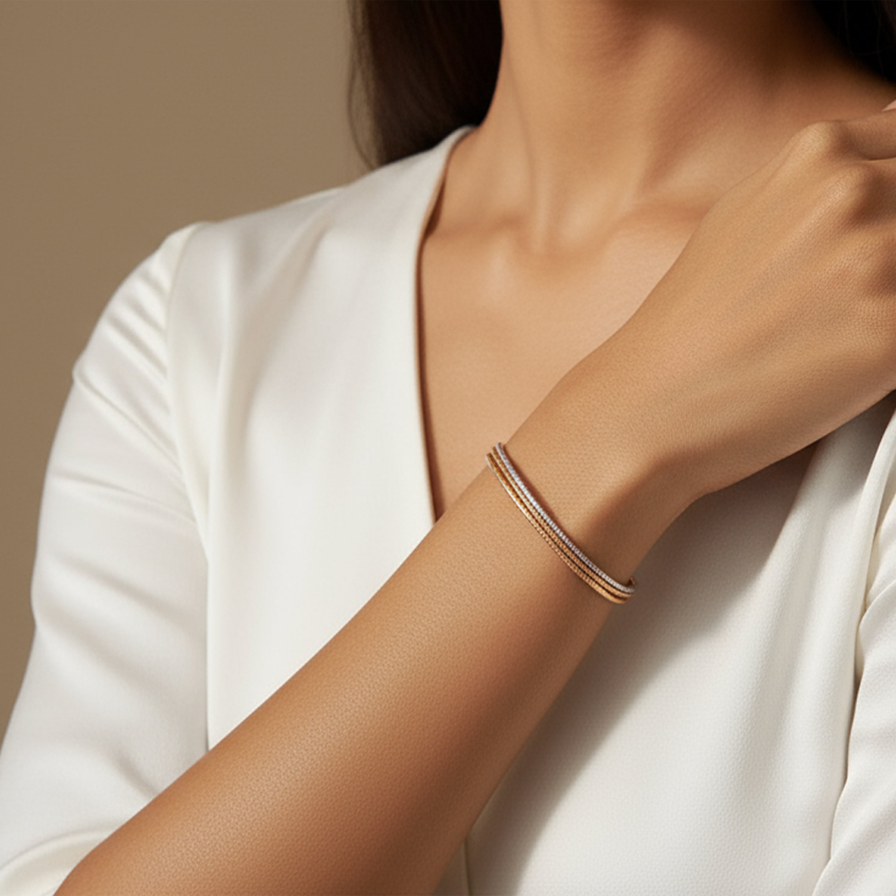 Duo-Glow Snake Chain Bracelet