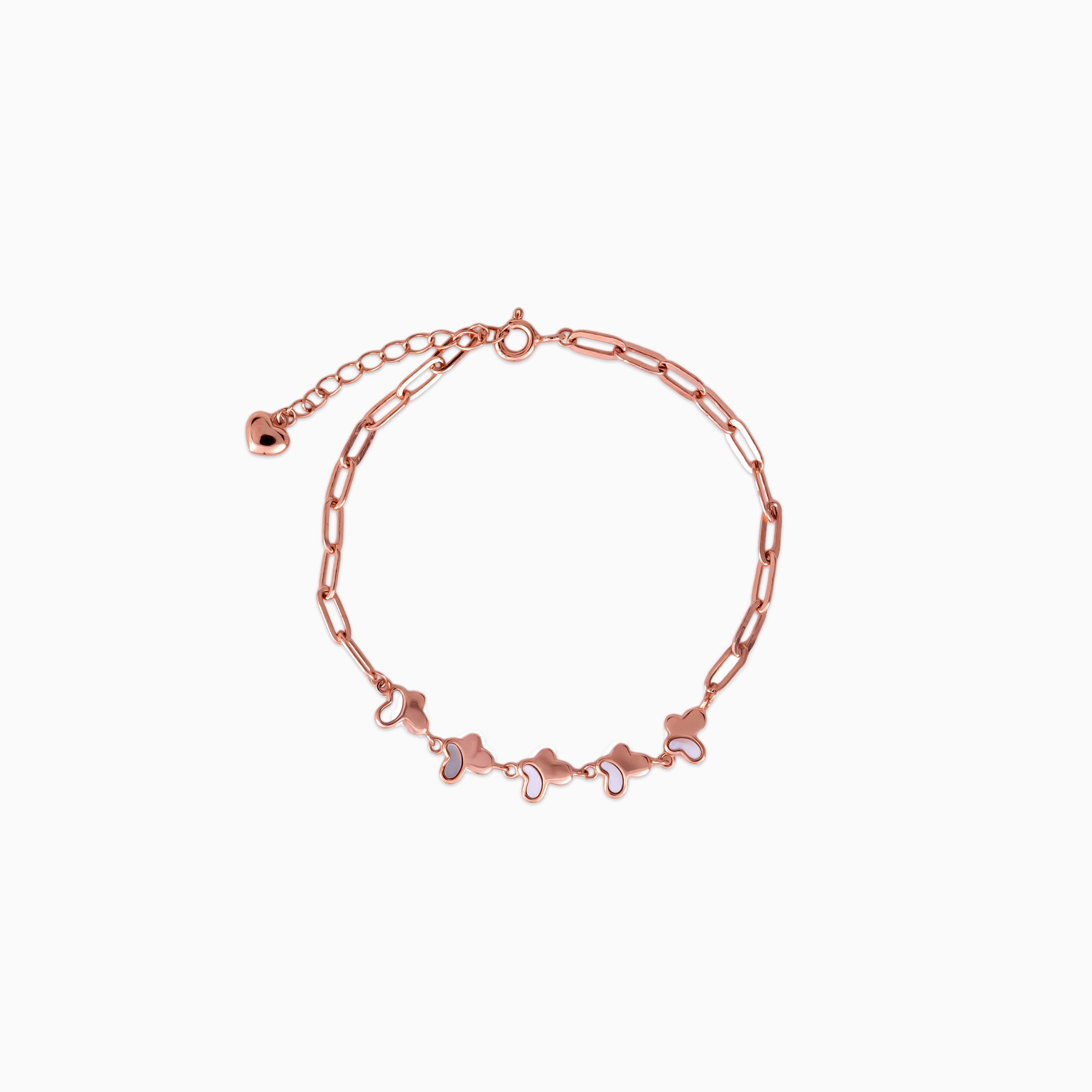 925 sterling silver, Everyday Edge bracelet (Everyday Edge), 17 cm, Rose Gold Bracelet