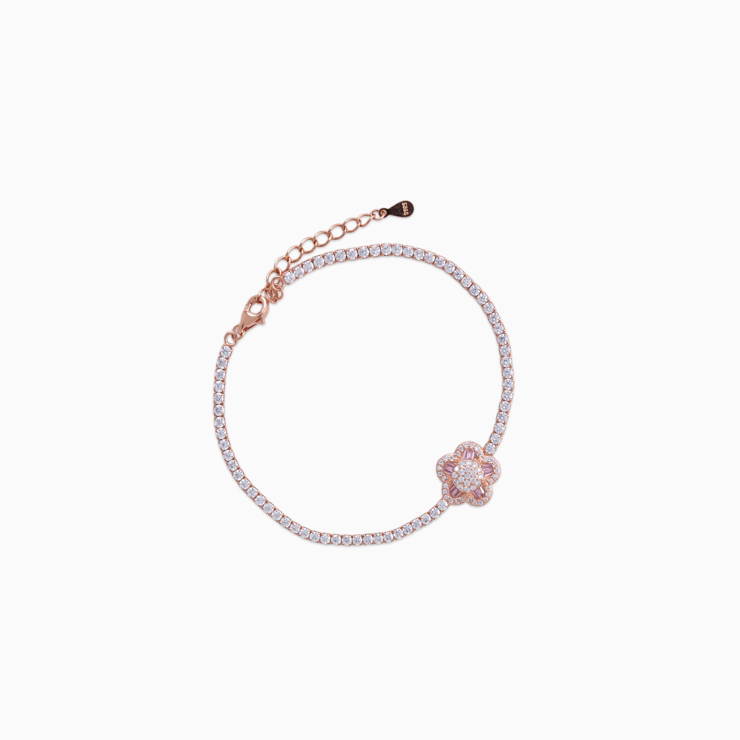 Petite Bloom Tennis Bracelet