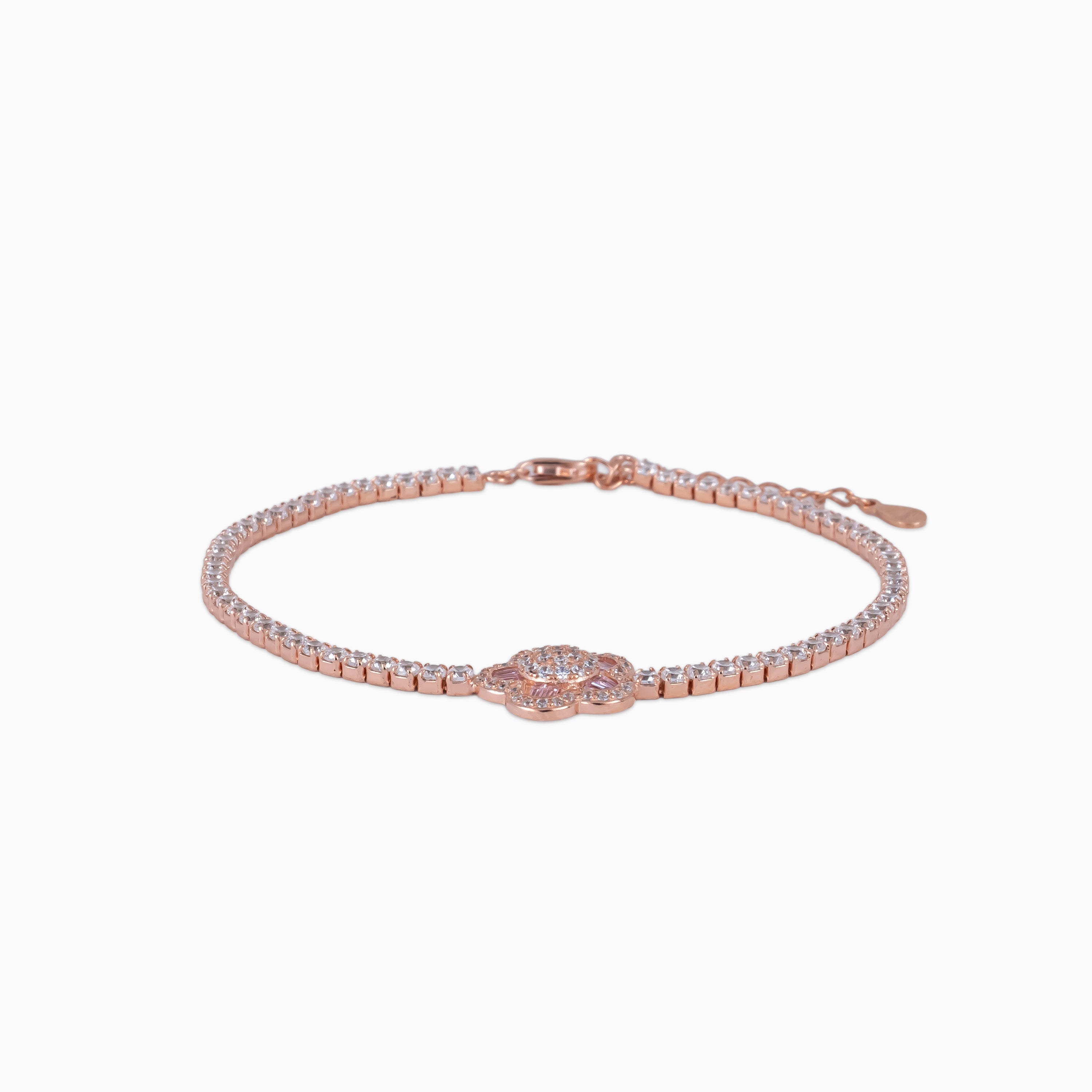 Petite Bloom Tennis Bracelet