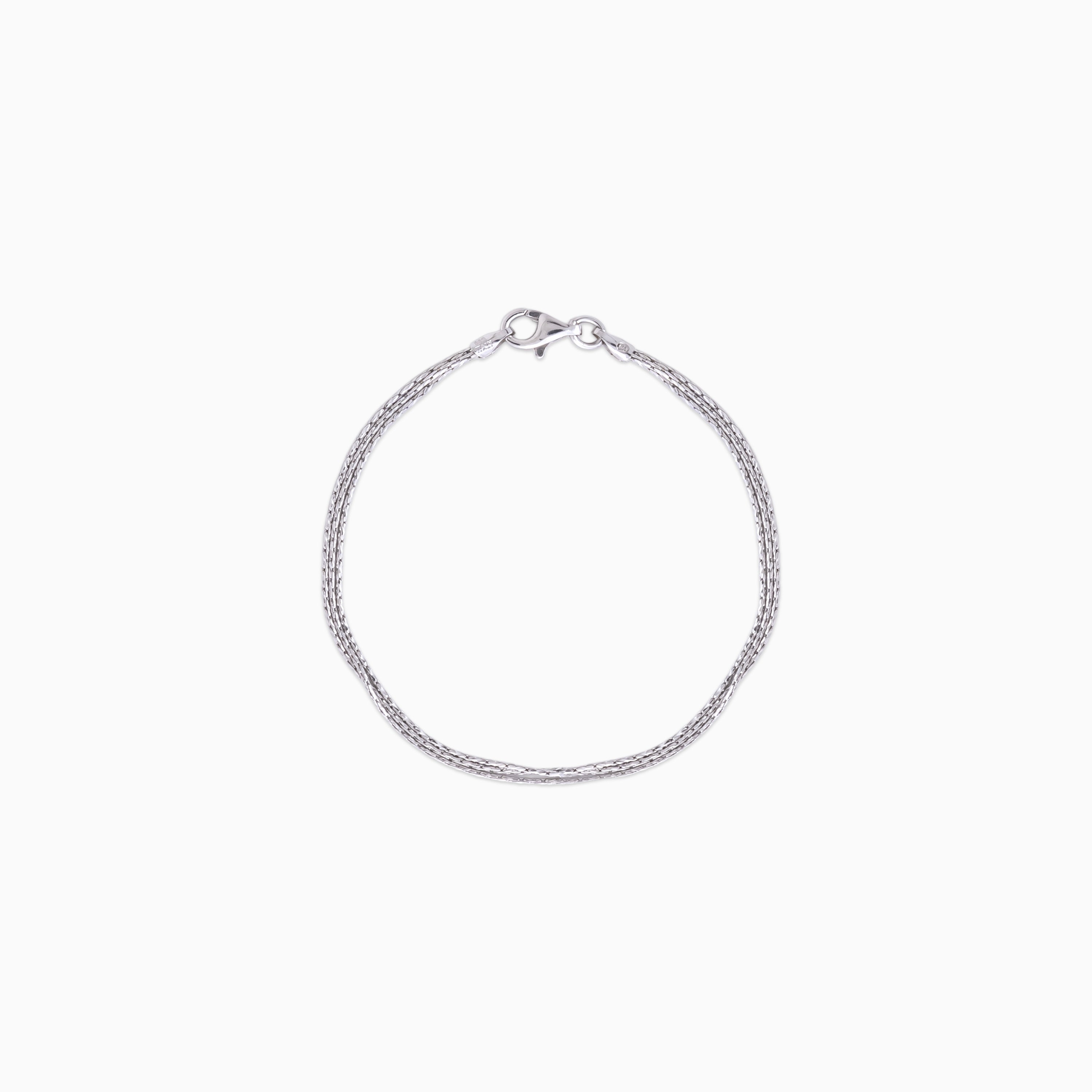 Sleek Weave Chain Bracelet