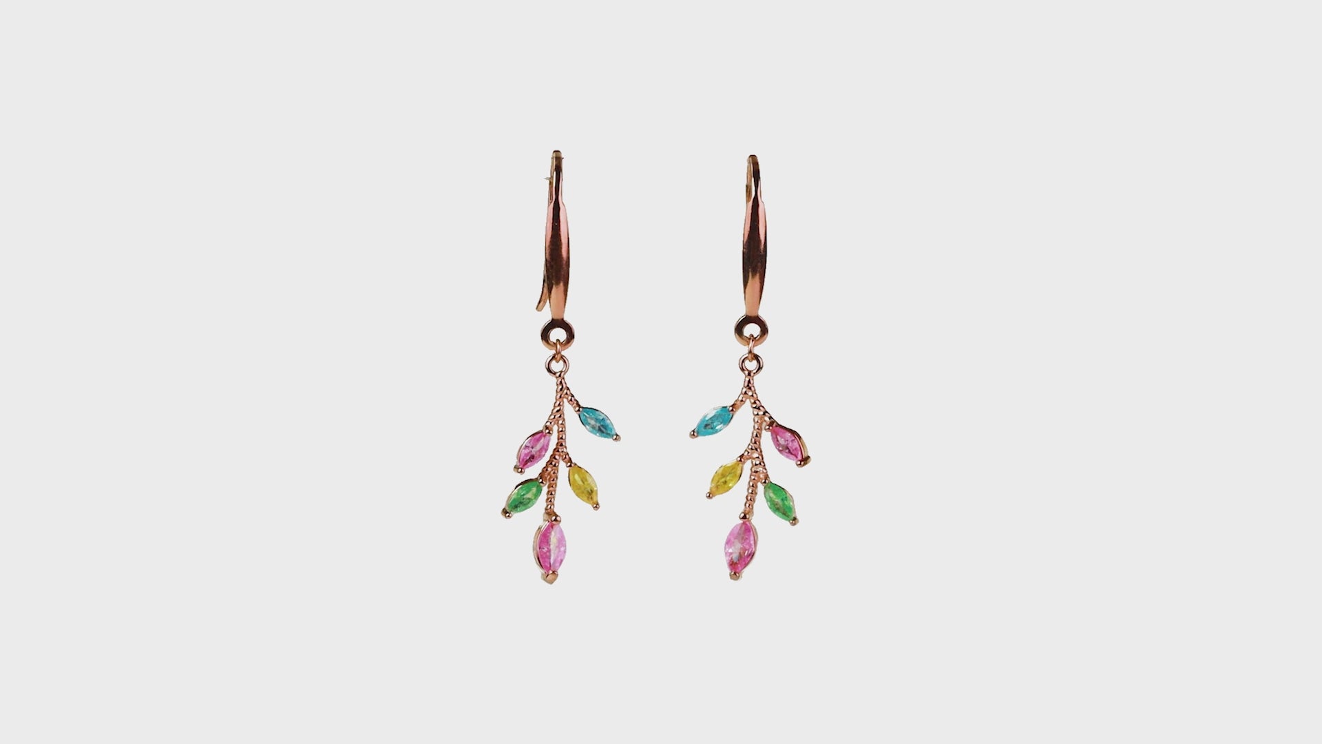 Rose gold Meadow Leaf Drops