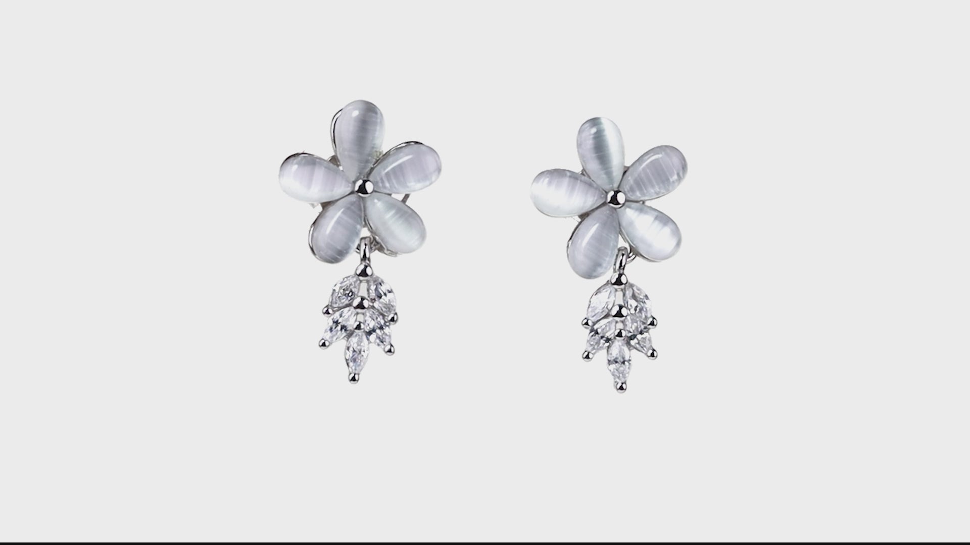 Ivory Petal Cascade Drops