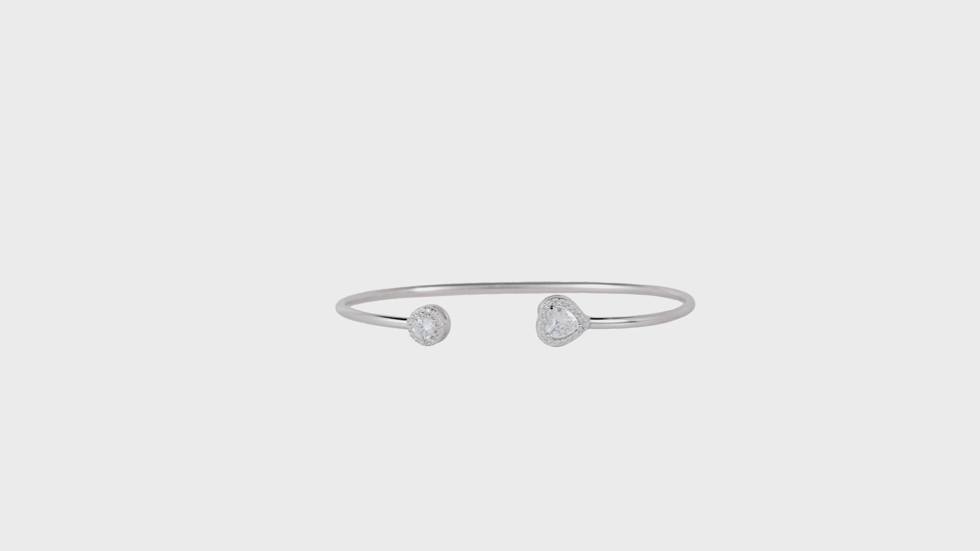 Blush Octagon & Dewdrop Bangle