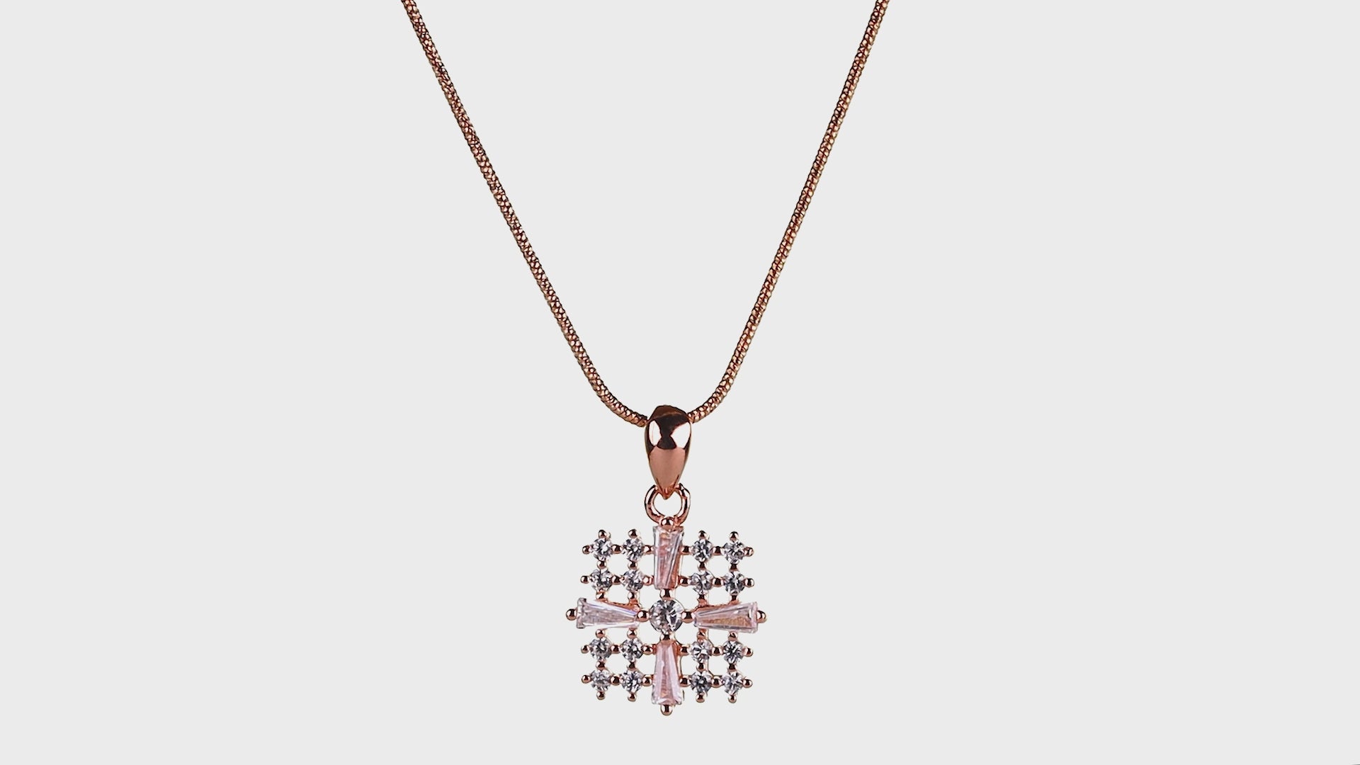 Radiant Lattice Necklace