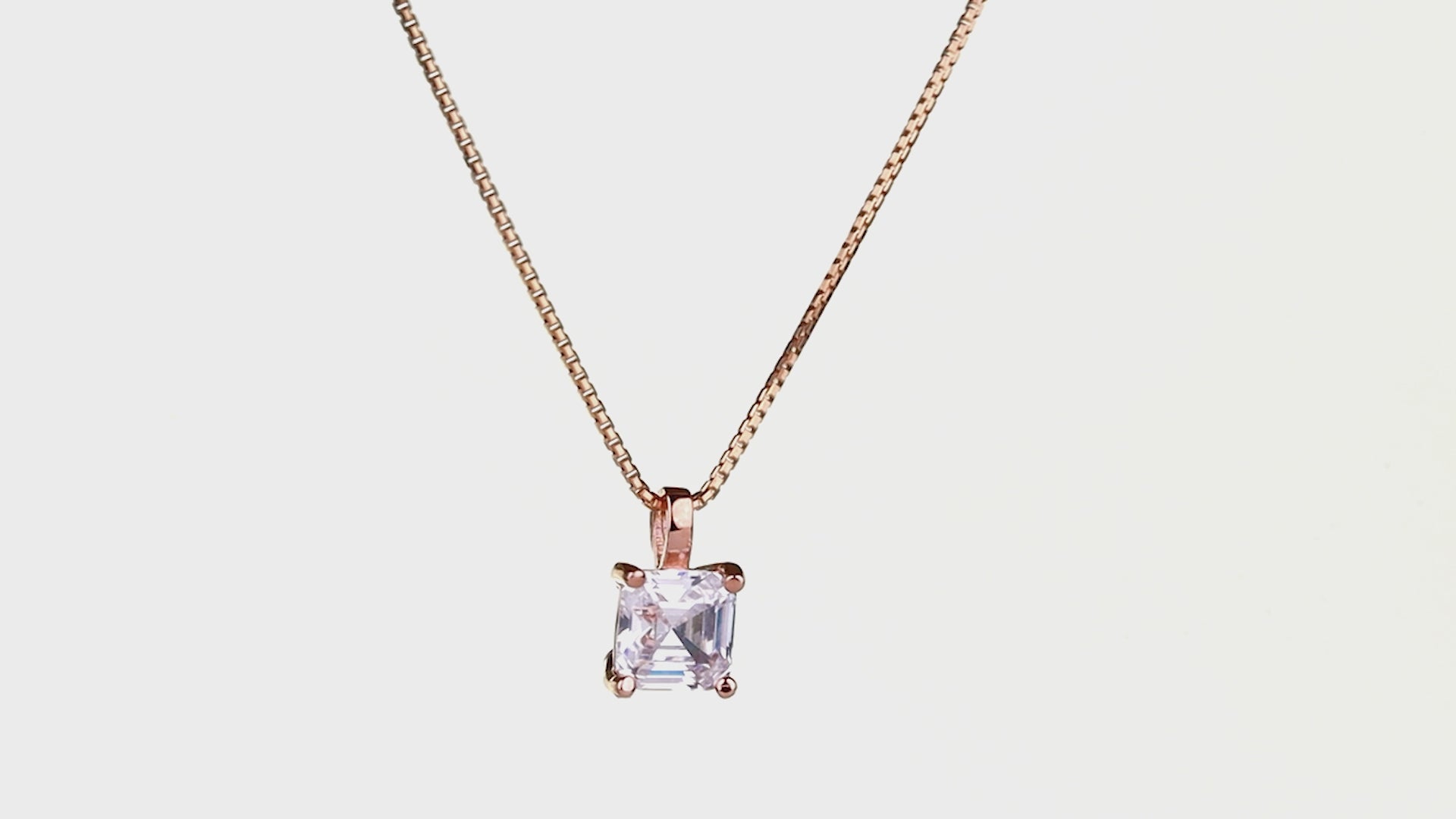 Asscher Prism Necklace