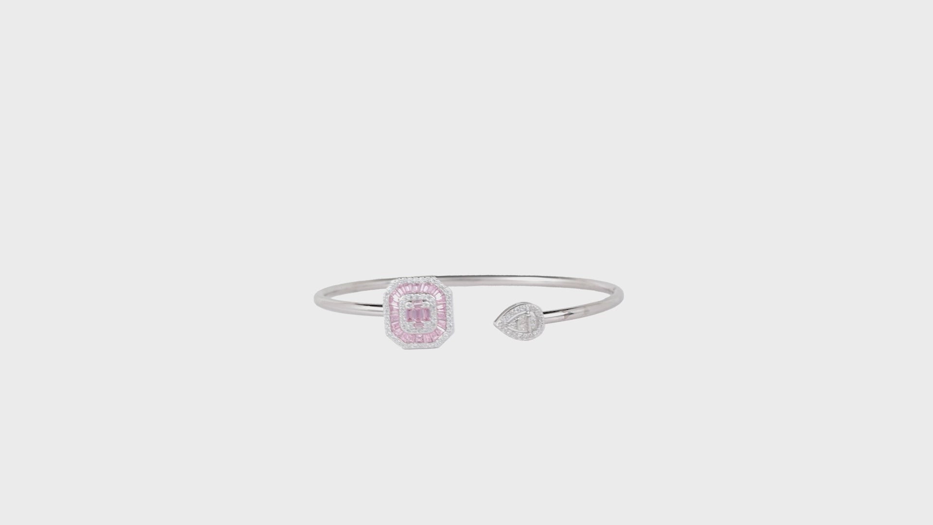 Blush Papillon Dewdrop Bangle