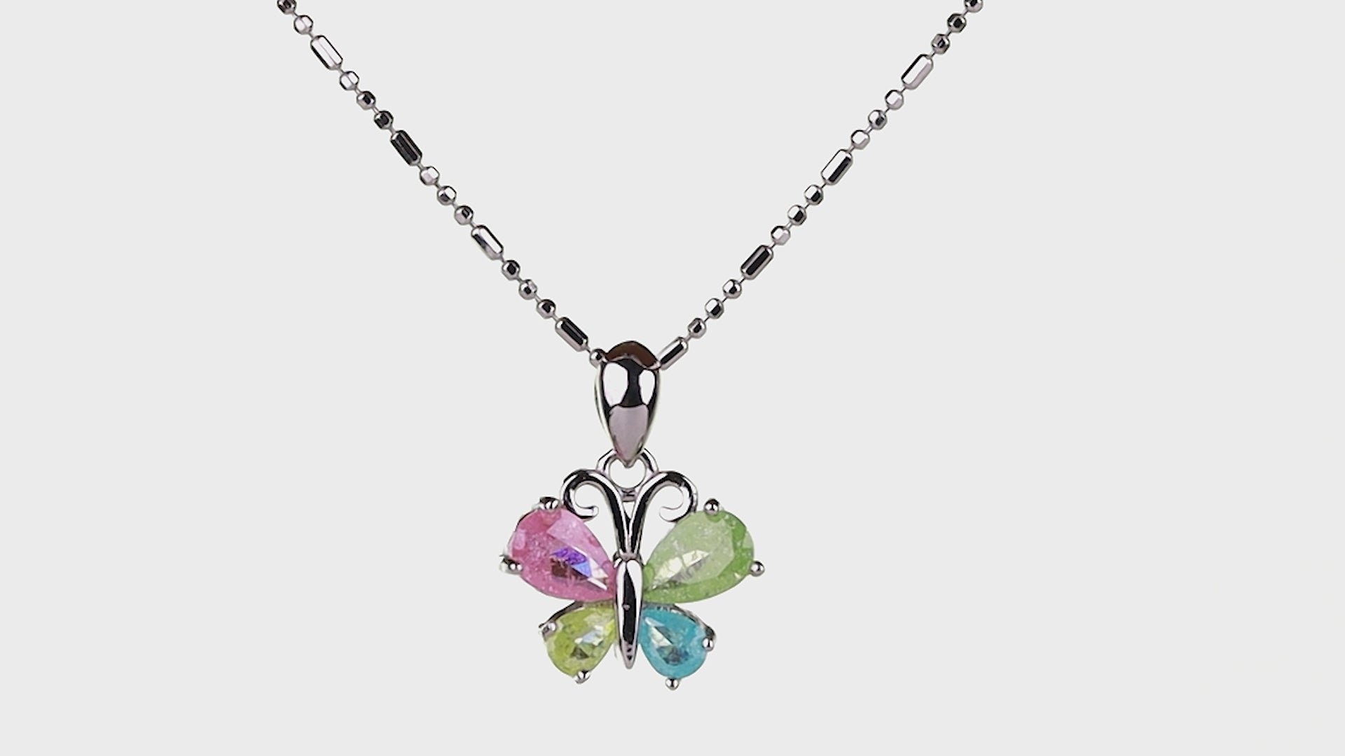Pastel Papillon Necklace
