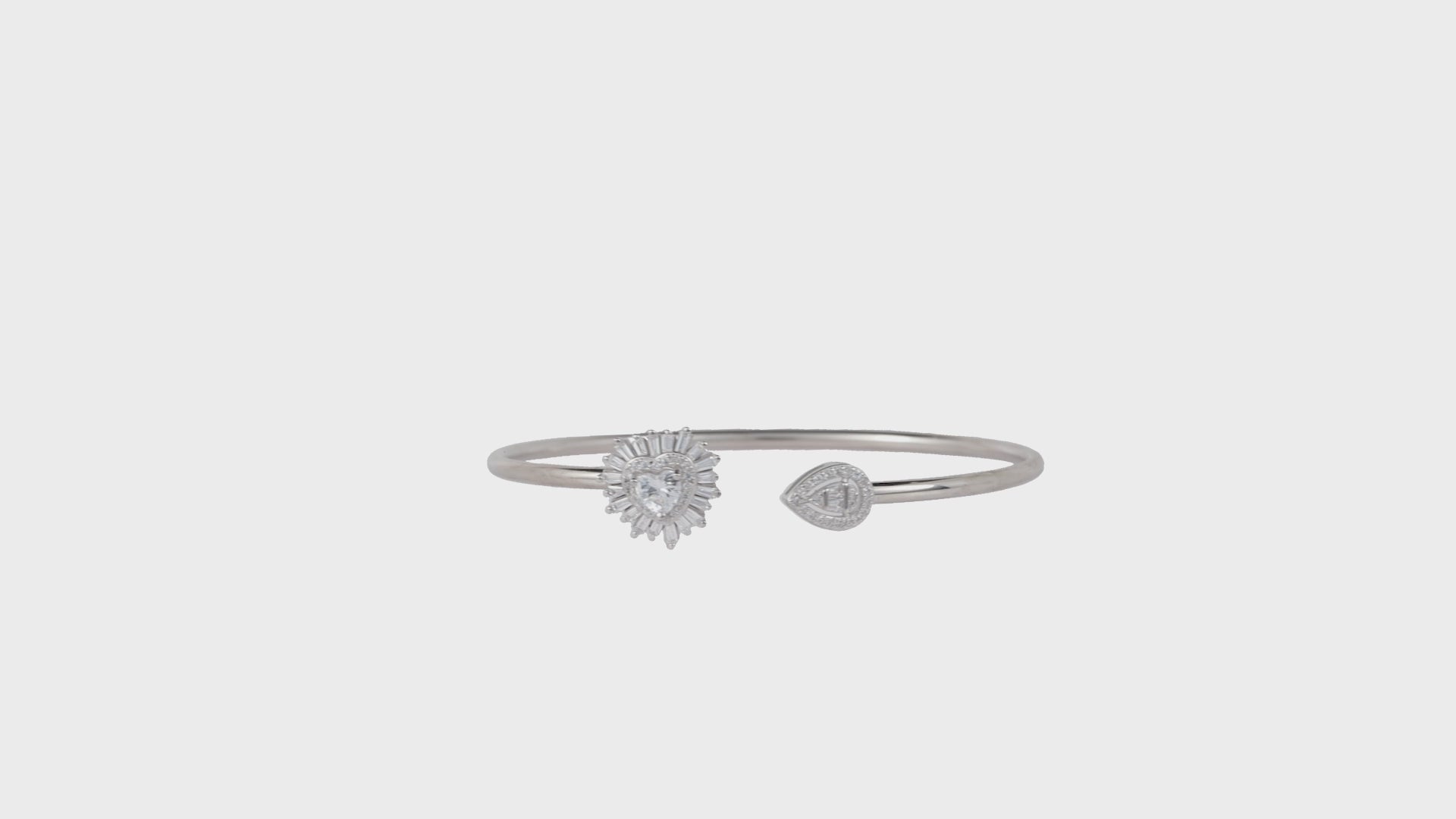 Blush Cushion & Dewdrop Bangle