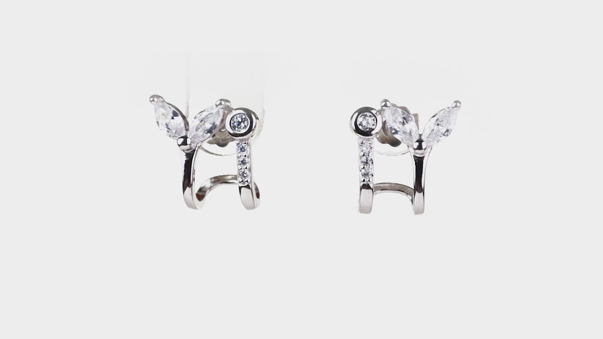 Leaf Duo Cuff Studs