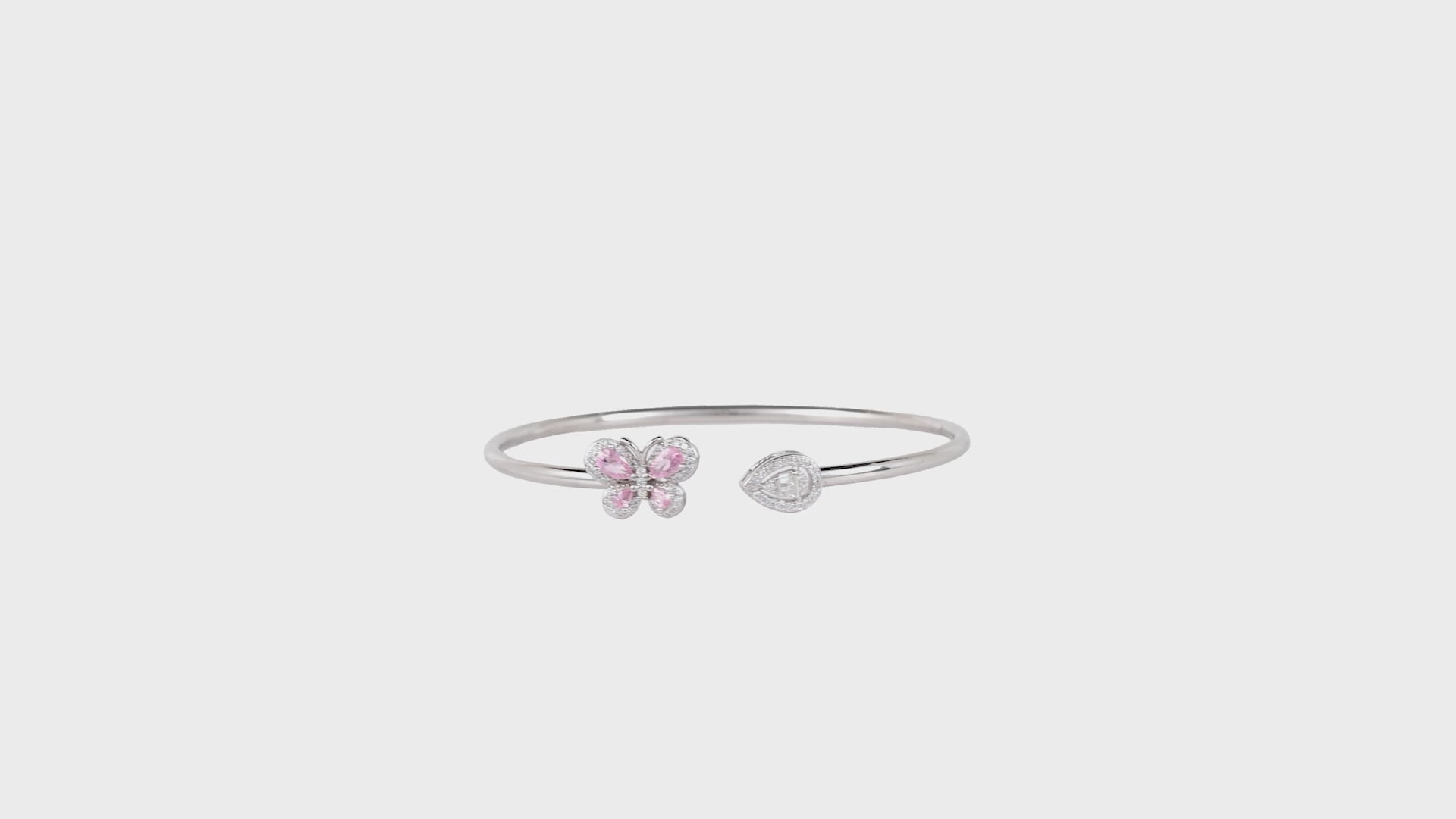 Sunburst & Cushion Halo Bangle