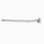 Box-Link Pavé Square Ring