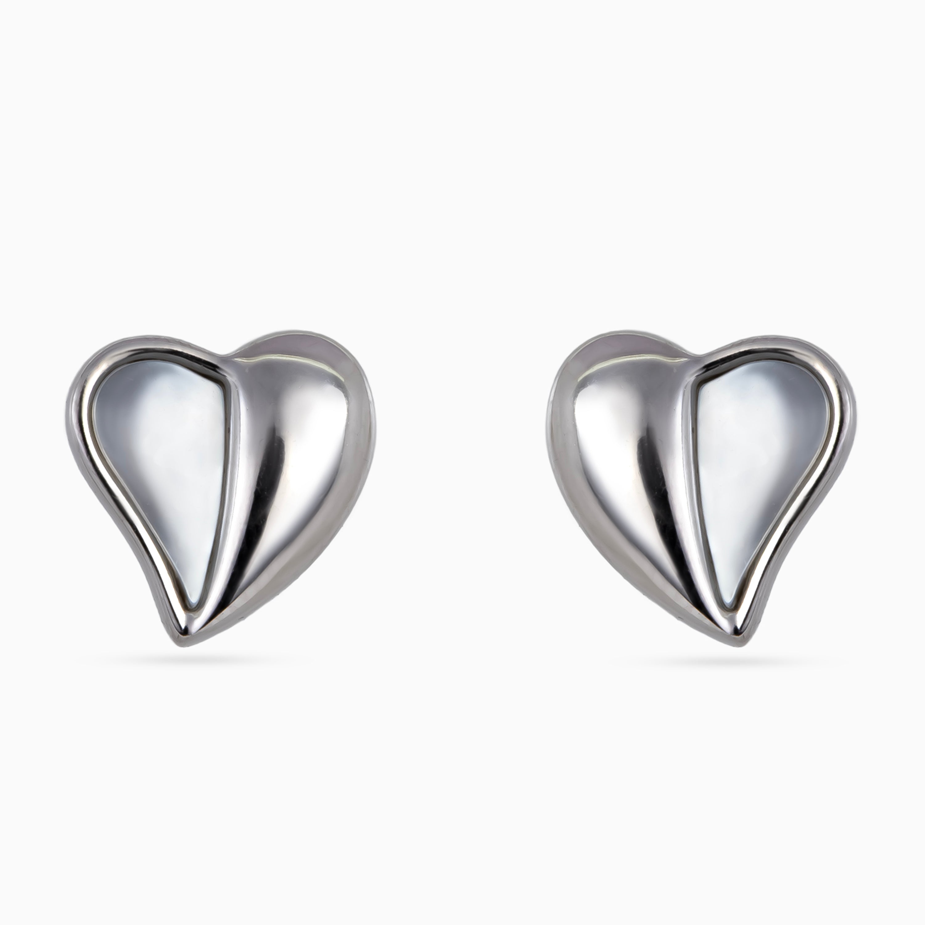 Heartline Mother of Pearl Studs