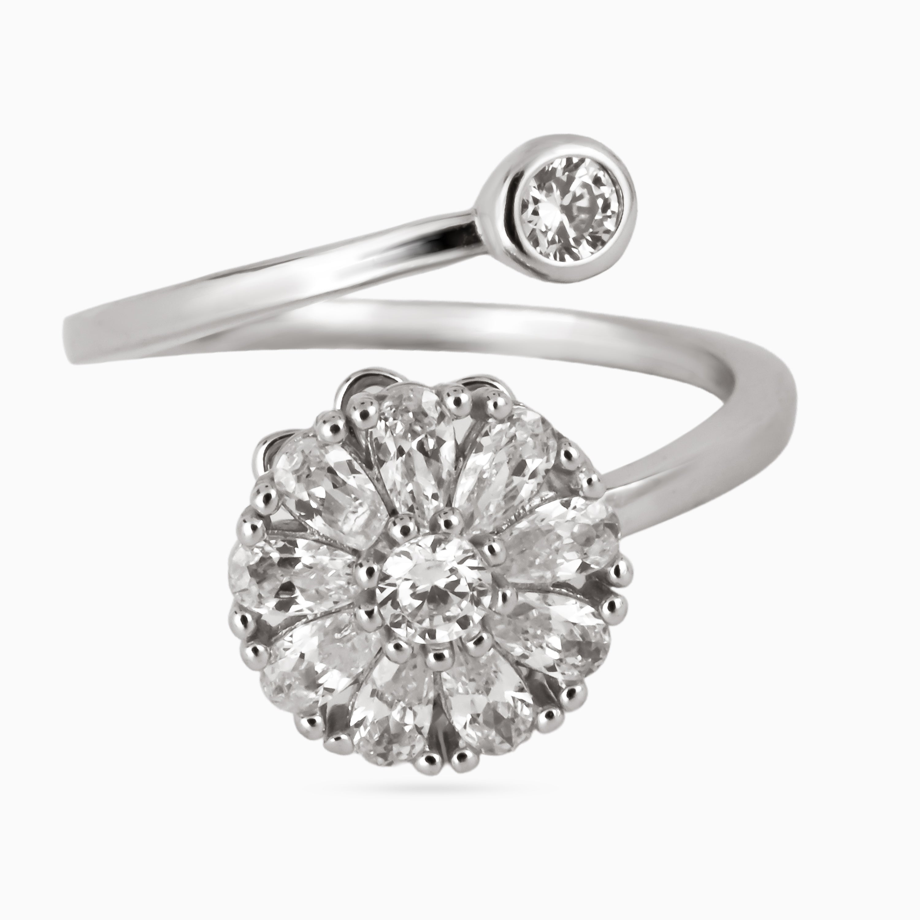 Petite Papillon Pavé Ring