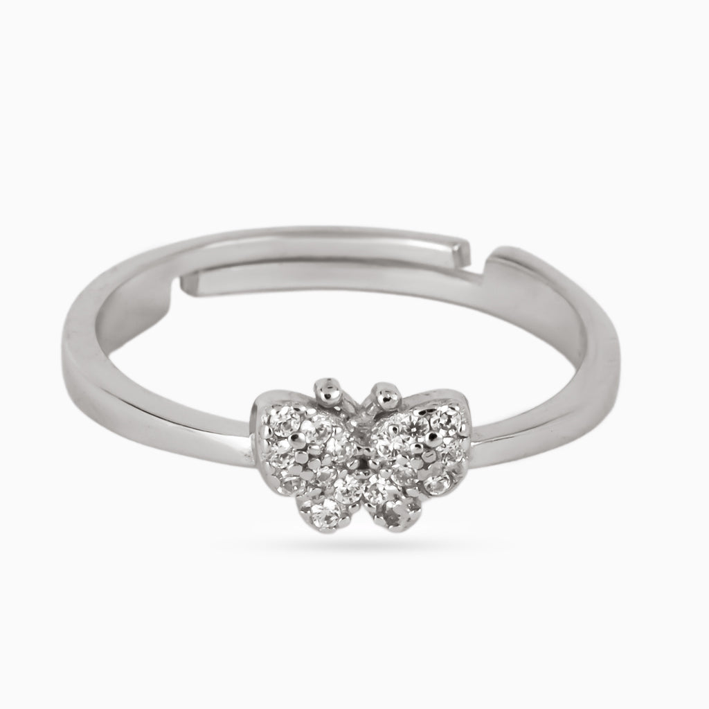 Tiny Papillon Sparkle Ring