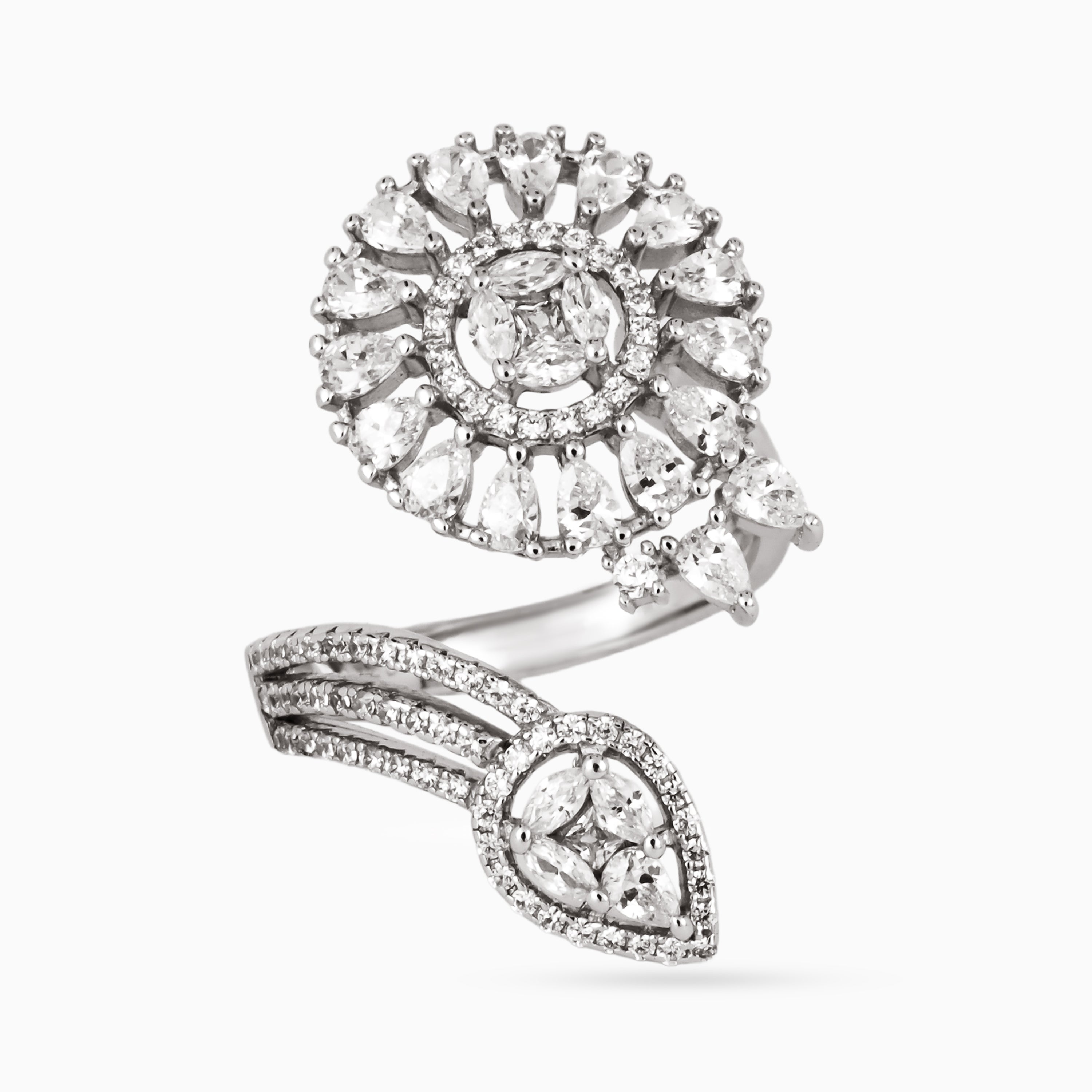 Petite Rose Papillon Ring