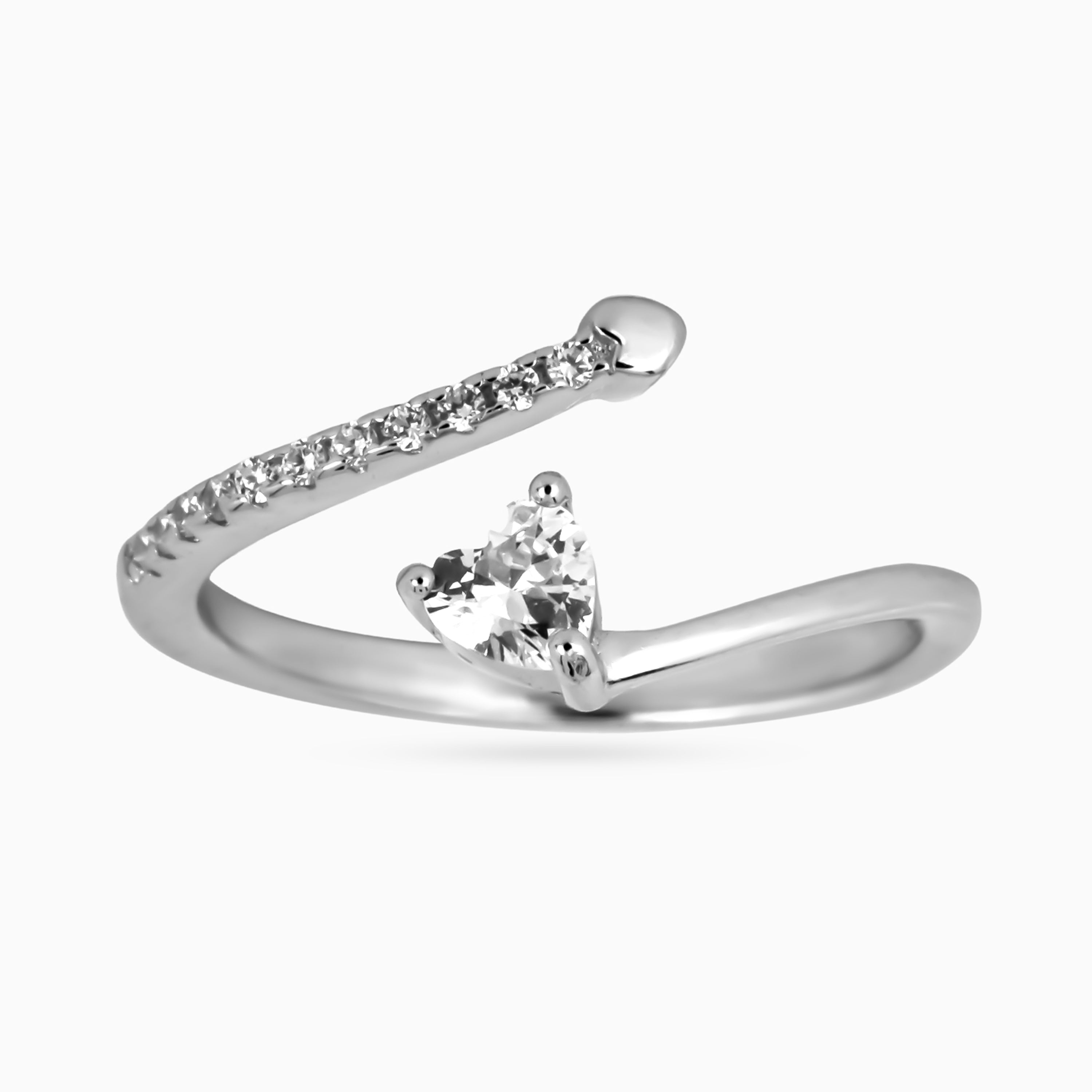 Heart Spark Wrap Ring