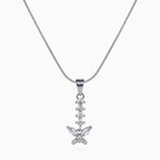 Crystal Papillon Drop PendSunburst Oval Pendant Setant Set