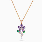 Amethyst Bloom Pendant Set