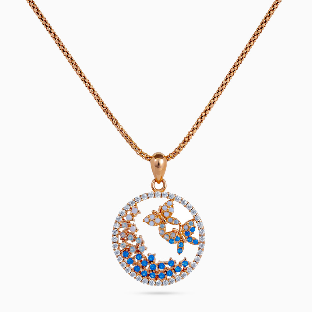 Sunset Flight Papillon Pendant Set