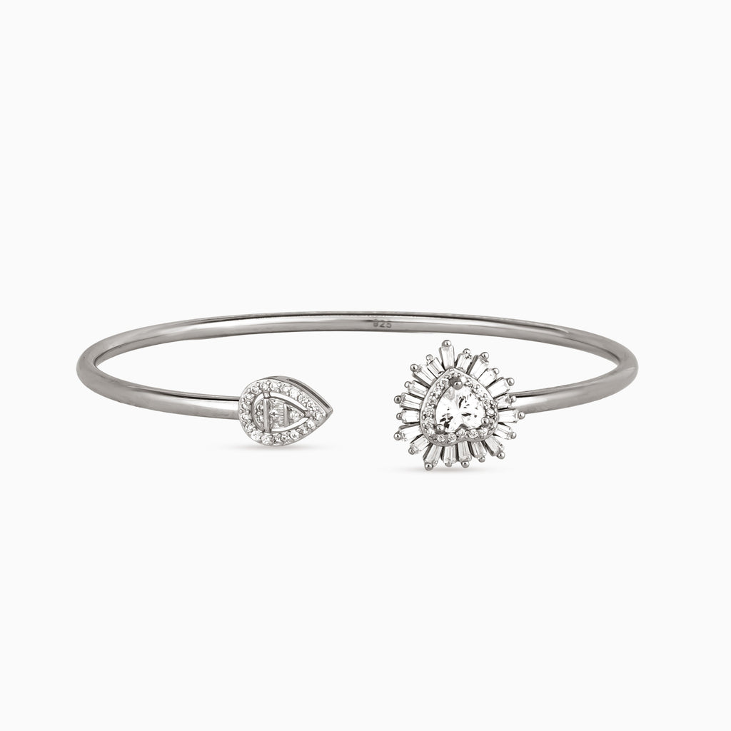 Blush Cushion & Dewdrop Bangle