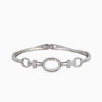 Pavé Oval Link Bangle