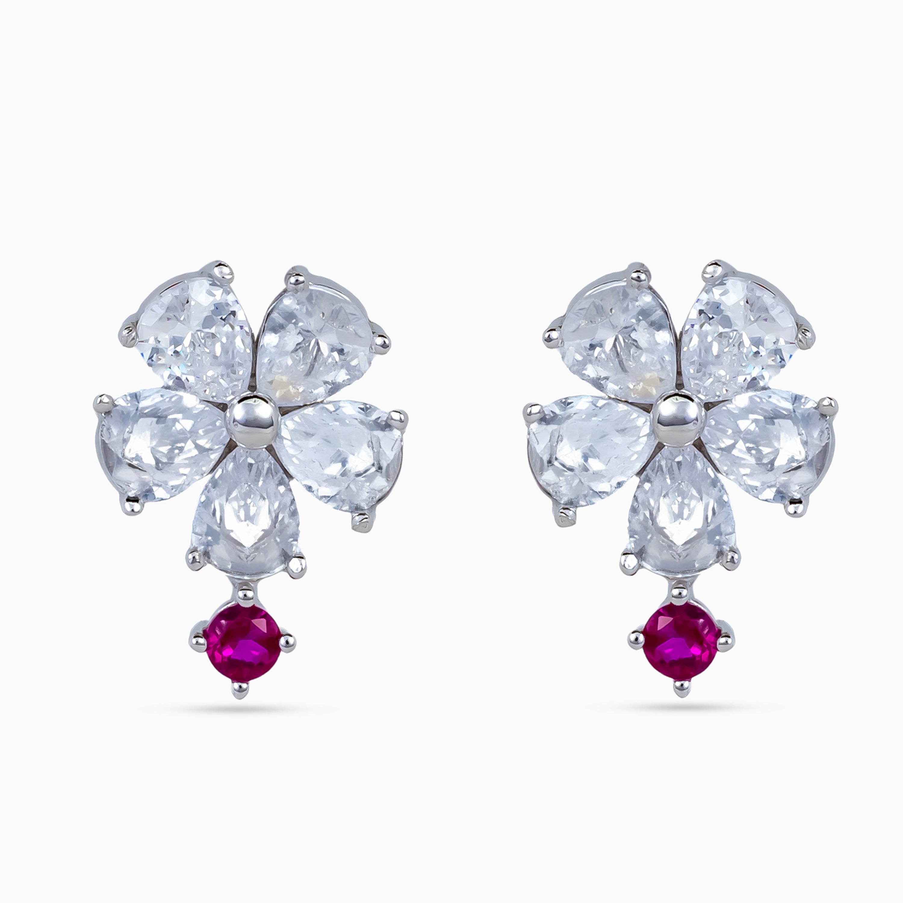 Ruby Dew Fleur Studs