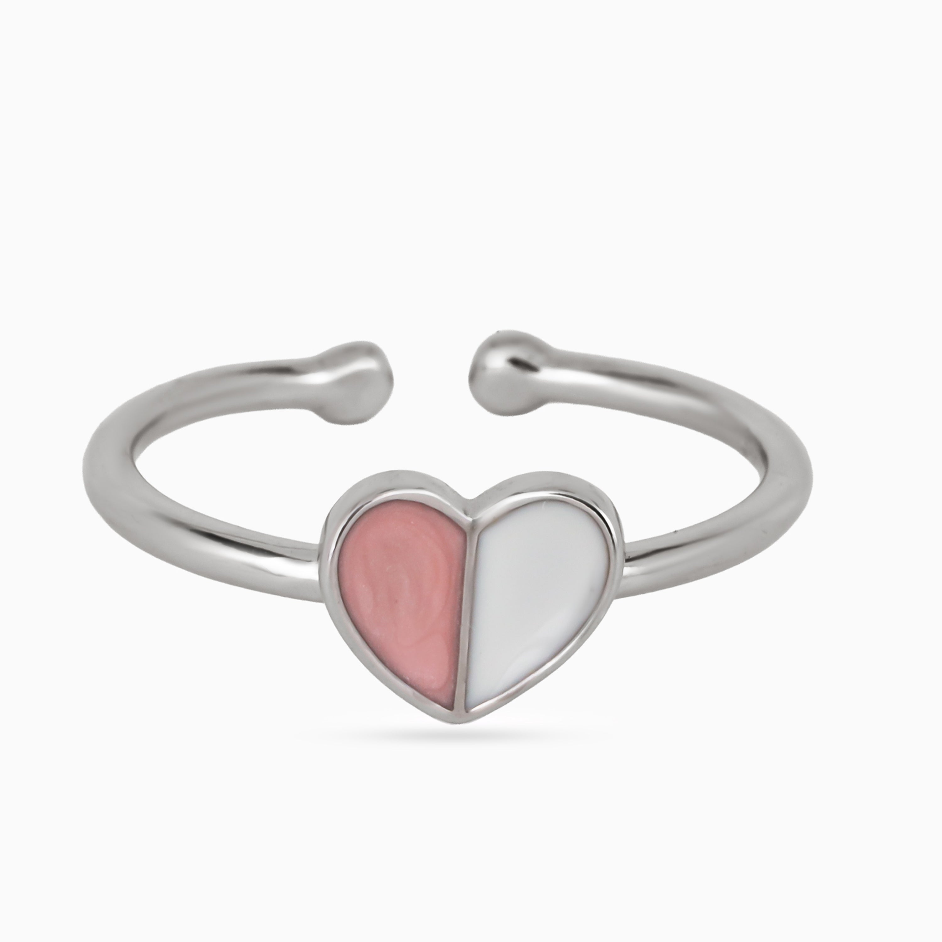 Blush Duo Heart Ring