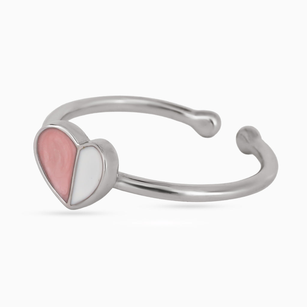 Blush Duo Heart Ring