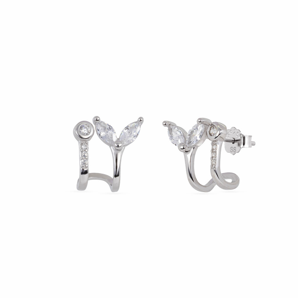 Leaf Duo Cuff Studs