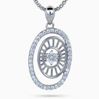 Sunburst Oval Pendant Set
