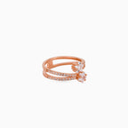 Twin Shooting Stars Ring