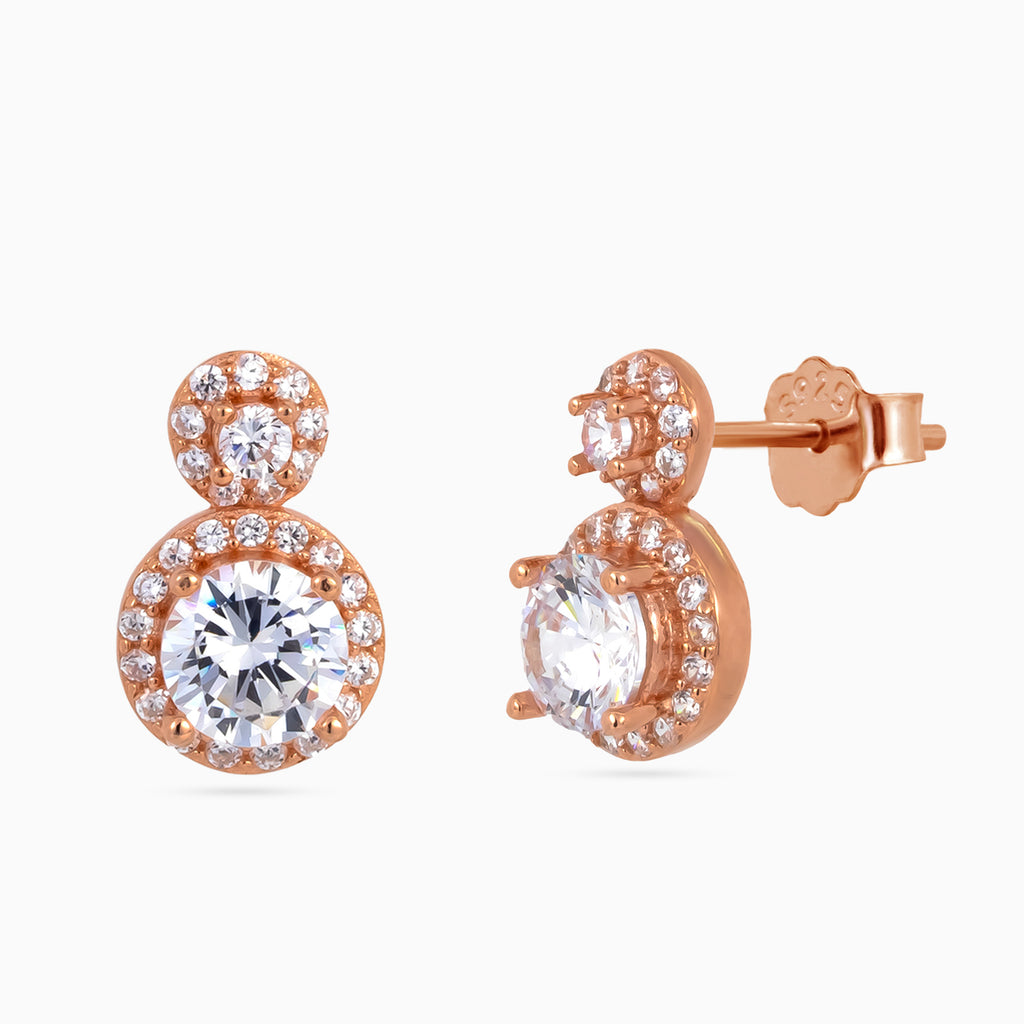 Duo Halo Round Studs