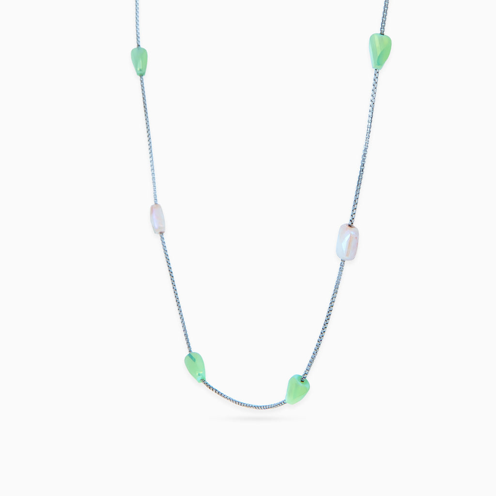 Meadow Bead Station Necklace