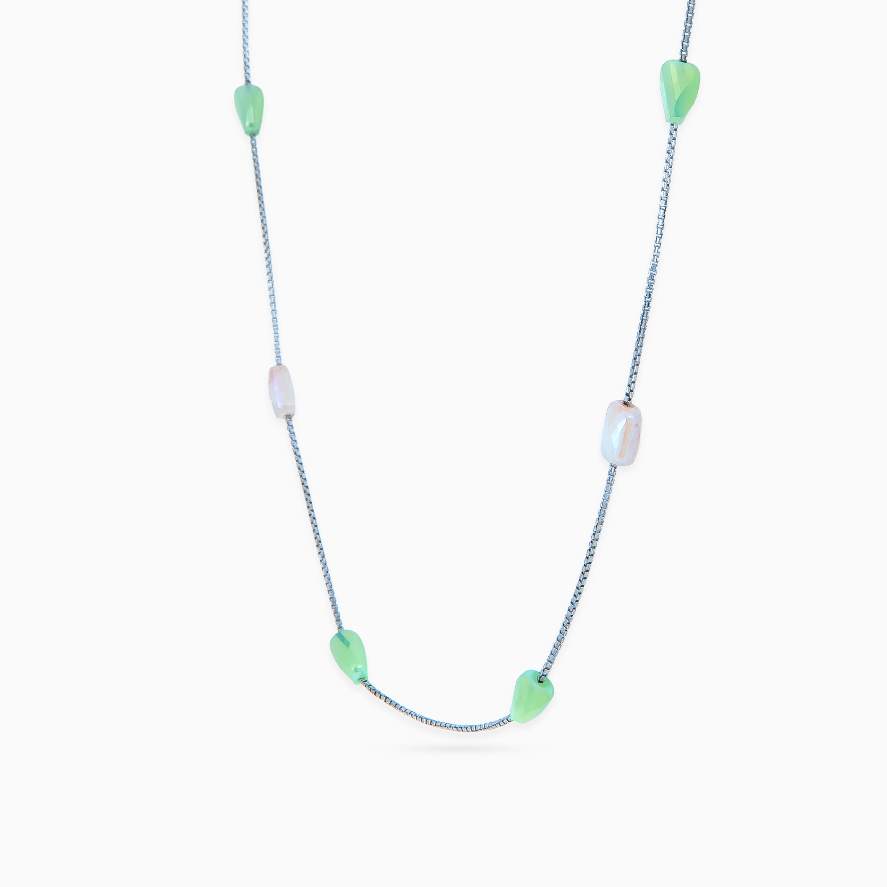 Meadow Bead Station Necklace