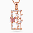Garden Window Butterfly Necklace