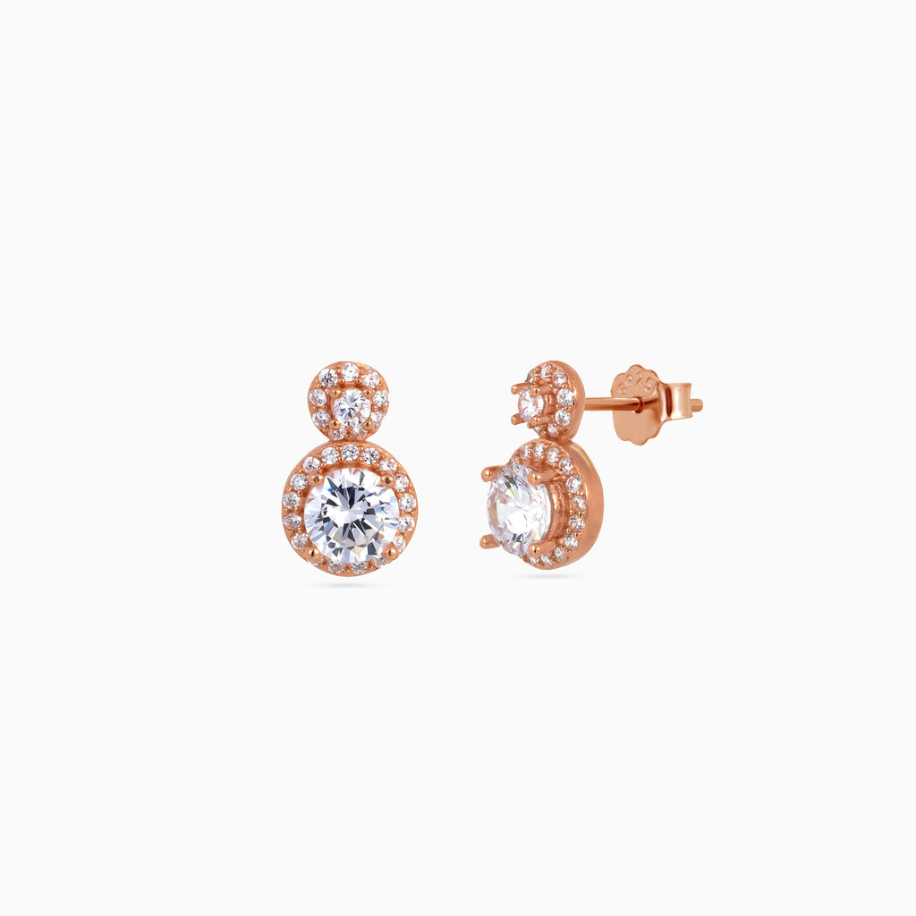 Duo Halo Round Studs