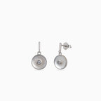 Silver Moonlit Pearl Drops