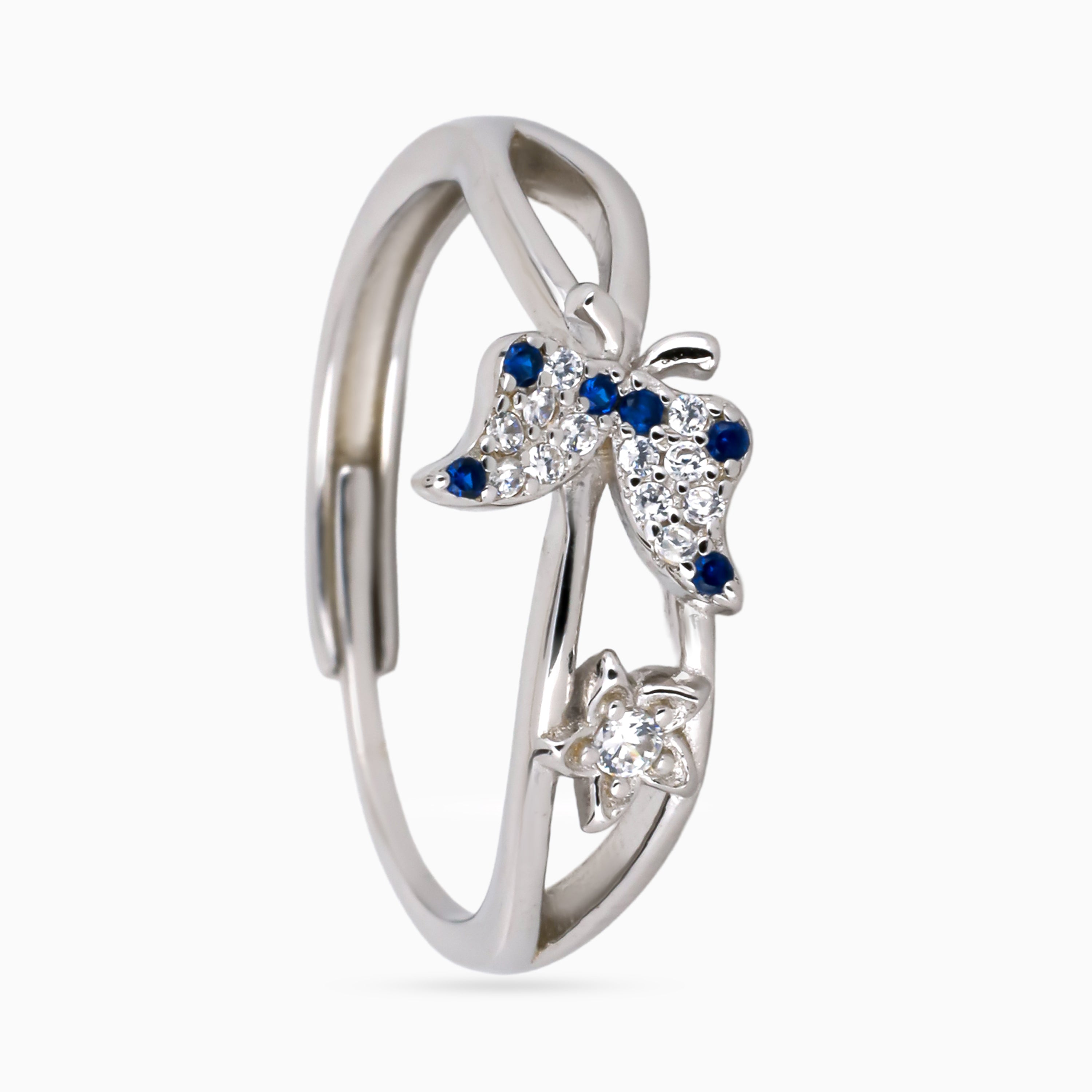 Midnight Papillon Crossover Ring
