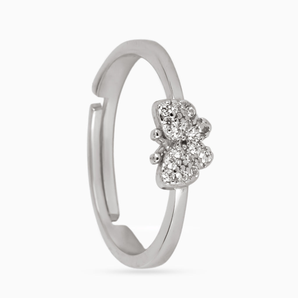 Tiny Papillon Sparkle Ring