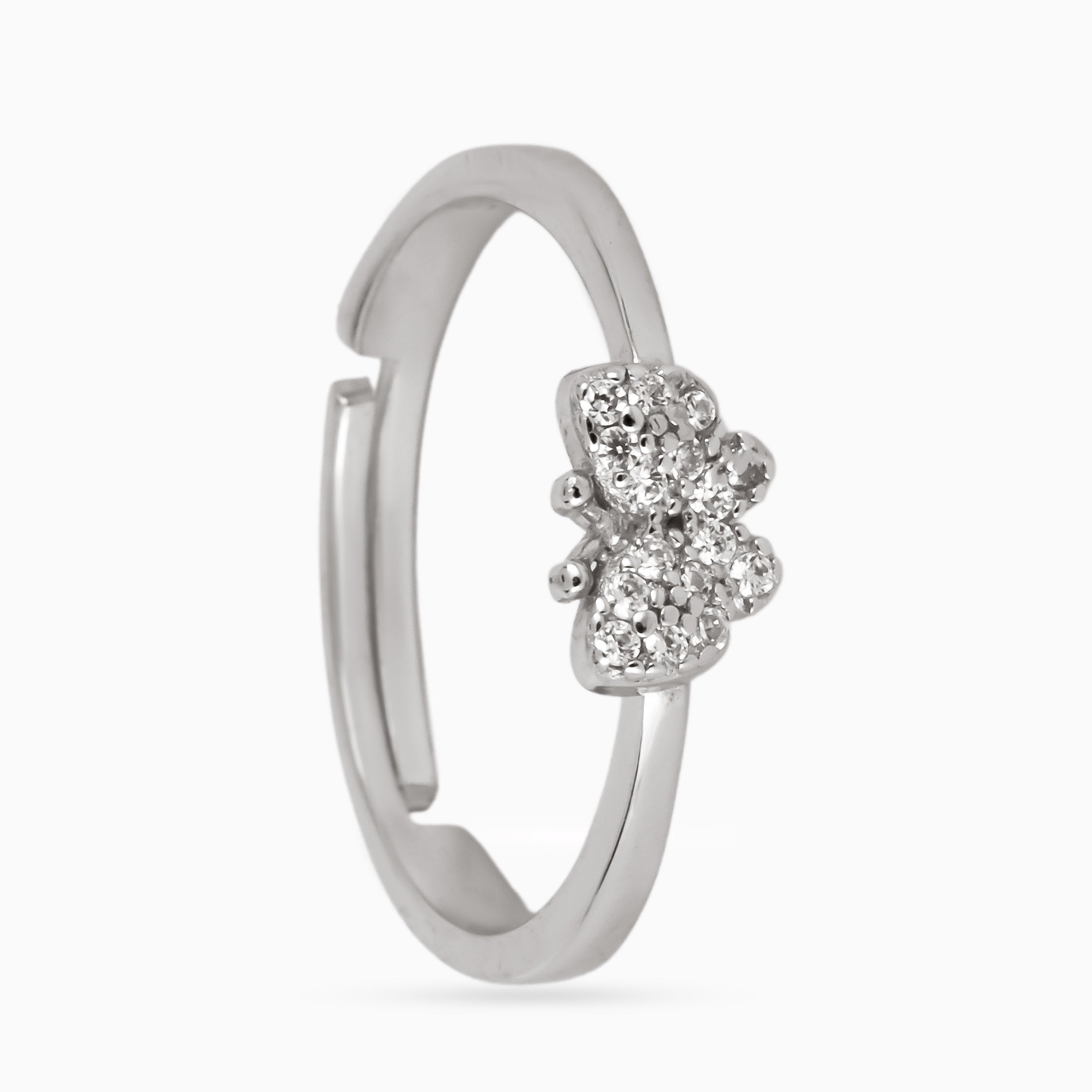 Tiny Papillon Sparkle Ring