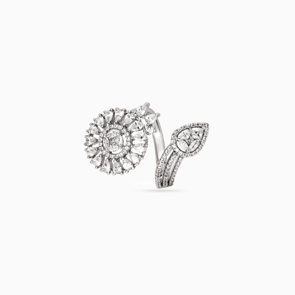 Petite Rose Papillon Ring