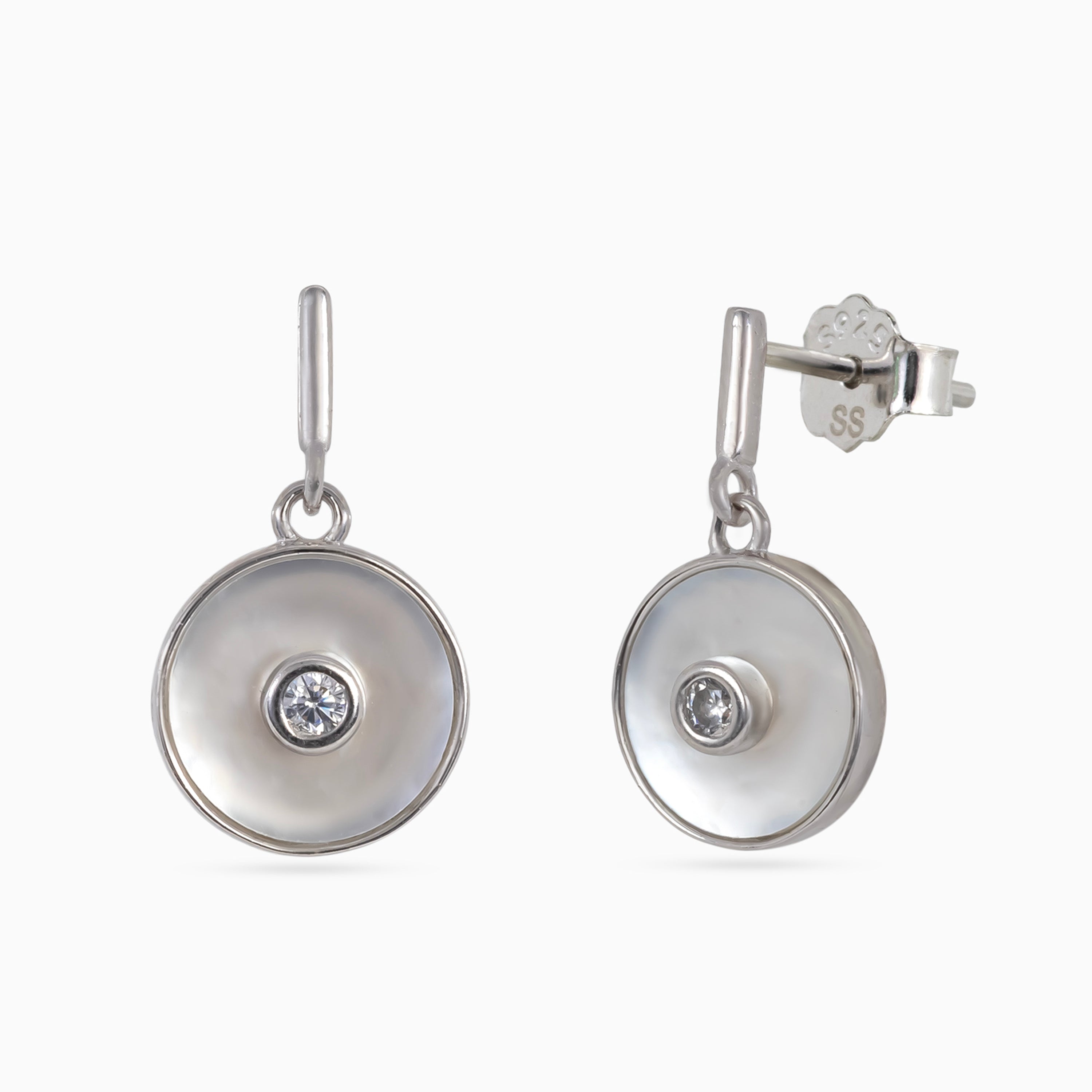 Silver Moonlit Pearl Drops