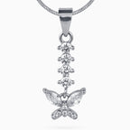 Crystal Papillon Drop PendSunburst Oval Pendant Setant Set